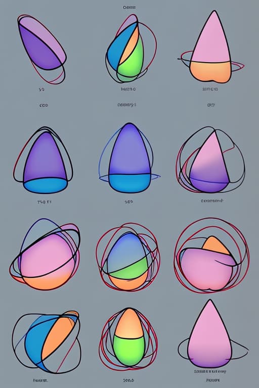  degenerate conic sections example with color