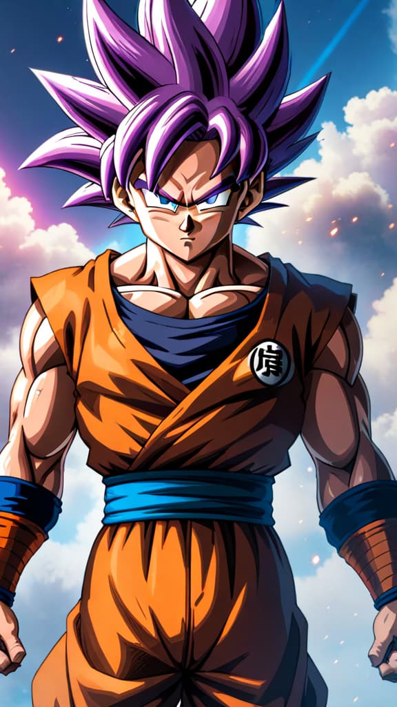  goku in super saiyan form pushing frieza to breaking point, in dragon ball z. hyperrealistic, full body, detailed clothing, highly detailed, cinematic lighting, stunningly beautiful, intricate, sharp focus, f/1. 8, 85mm, (centered image composition), (professionally color graded), ((bright soft diffused light)), volumetric fog, trending on instagram, trending on tumblr, HDR 4K, 8K