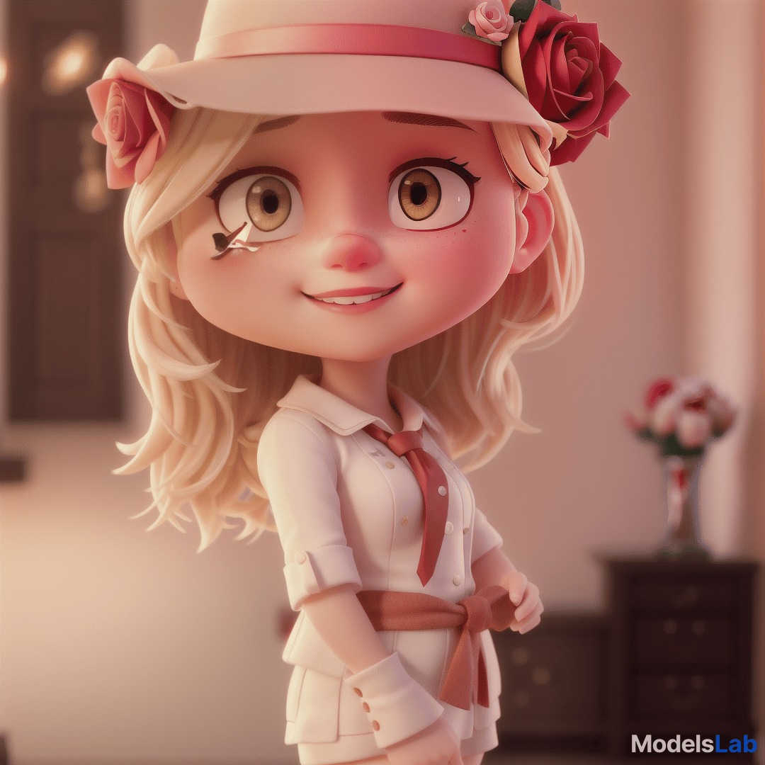  ultra realistic selfie ((beautiful blonde cute pale female with a rose hat and a red tie)), brown eyes, hyper detail, cinematic lighting, canon eos r3, nikon, f/1.4, iso 200, 1/160s, 8k, raw, unedited, in frame, 8k hyperrealistic, full body, detailed clothing, highly detailed, cinematic lighting, stunningly beautiful, intricate, sharp focus, f/1. 8, 85mm, (centered image composition), (professionally color graded), ((bright soft diffused light)), volumetric fog, trending on instagram, trending on tumblr, HDR 4K, 8K