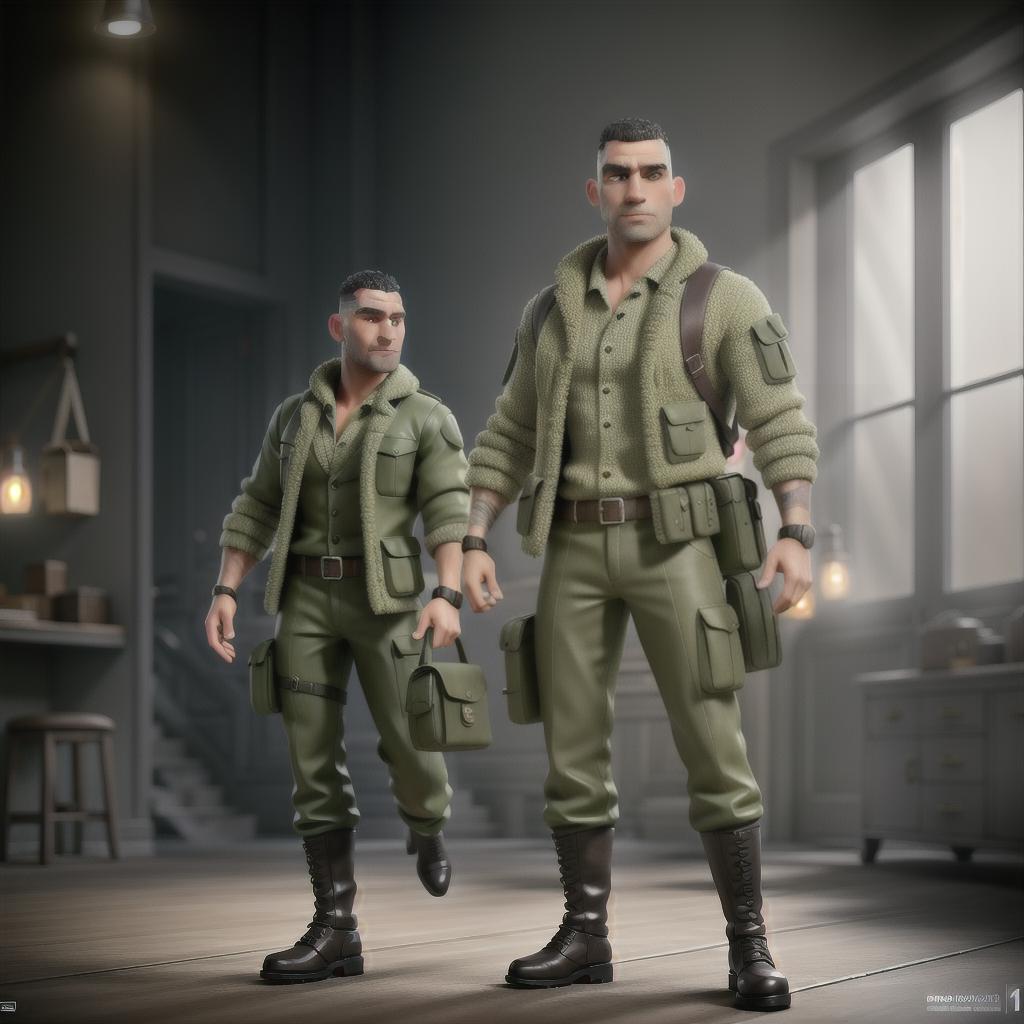  Soap mactavish hyperrealistic, full body, detailed clothing, highly detailed, cinematic lighting, stunningly beautiful, intricate, sharp focus, f/1. 8, 85mm, (centered image composition), (professionally color graded), ((bright soft diffused light)), volumetric fog, trending on instagram, trending on tumblr, HDR 4K, 8K