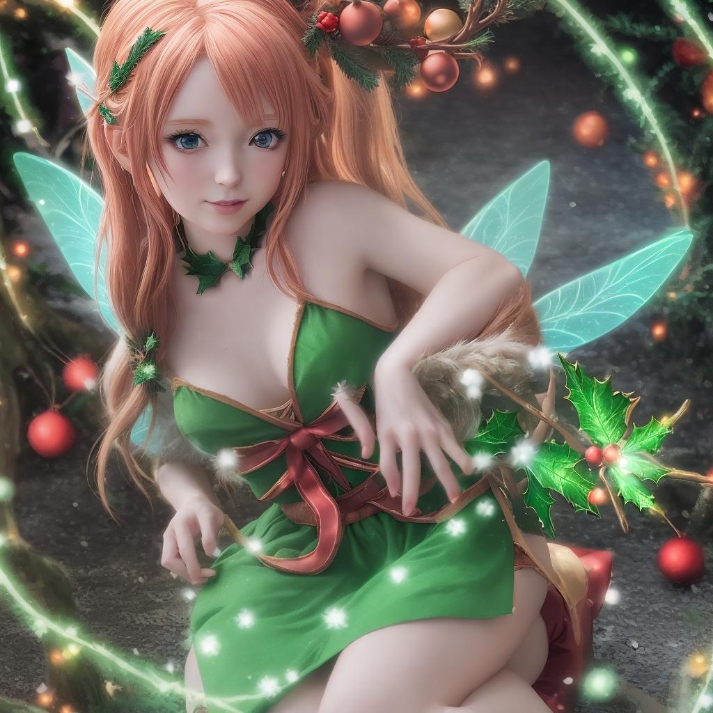  yule fairy anime style 8k