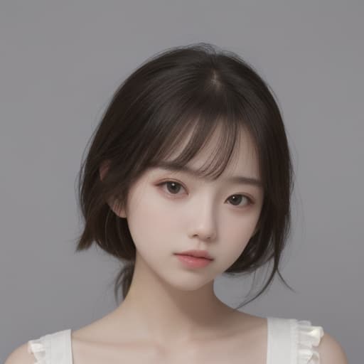  girl, best quality, solo, headshot, simple background