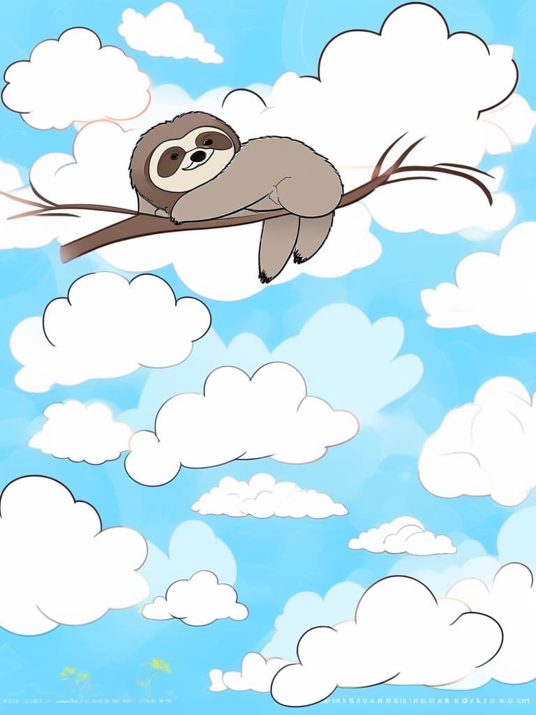  masterpiece,best of the best,{(((text:thank you!))) 1.7},{(((4000!))):1.7},{(((sloth shaped cloud☁))),((((cloud only))),((((outline only)))),cartoonish expression,blue sky background,comical,easy,simple pattern,simple image,crayon line,by para