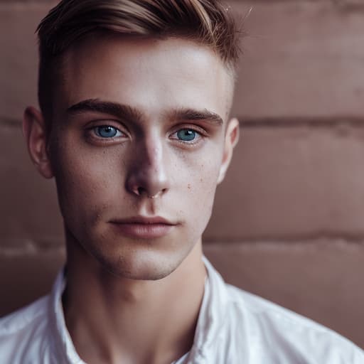 portrait+ style Czech Republic LGBT queer twink blonde hunk dude face