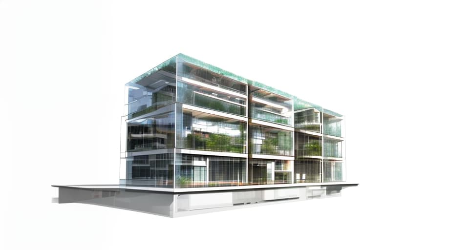 mdjrny-v4 style architecture, high quality, glass exterior, 3 stories, site is in kabukicho, shinjuku, weather is rainy,