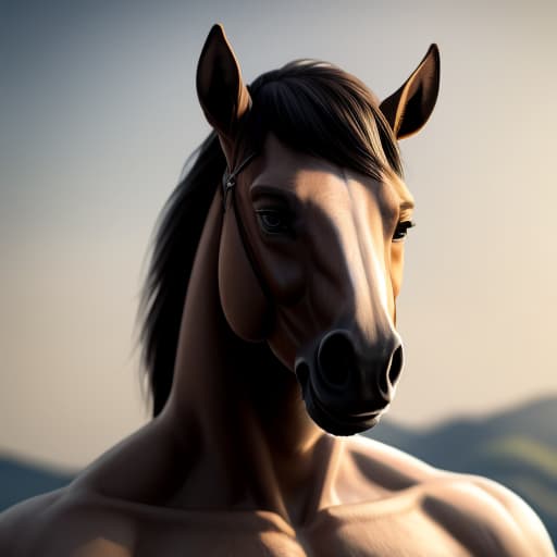  human with equine penis, open eyes, digital art, masterpiece, 4k, fine details,