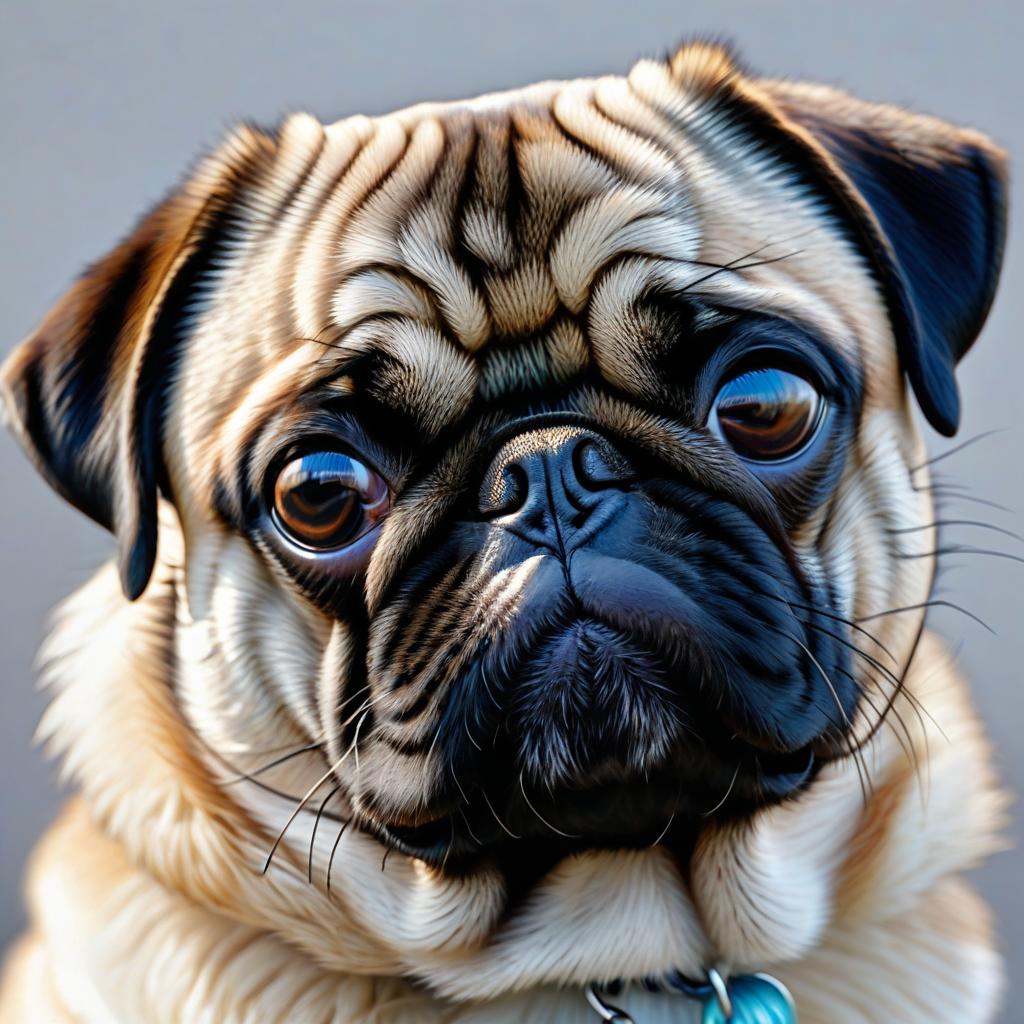  a pug dog photo realistic, highly intricate and detailed, masterpiece, ultra high res,photography,8k resolution