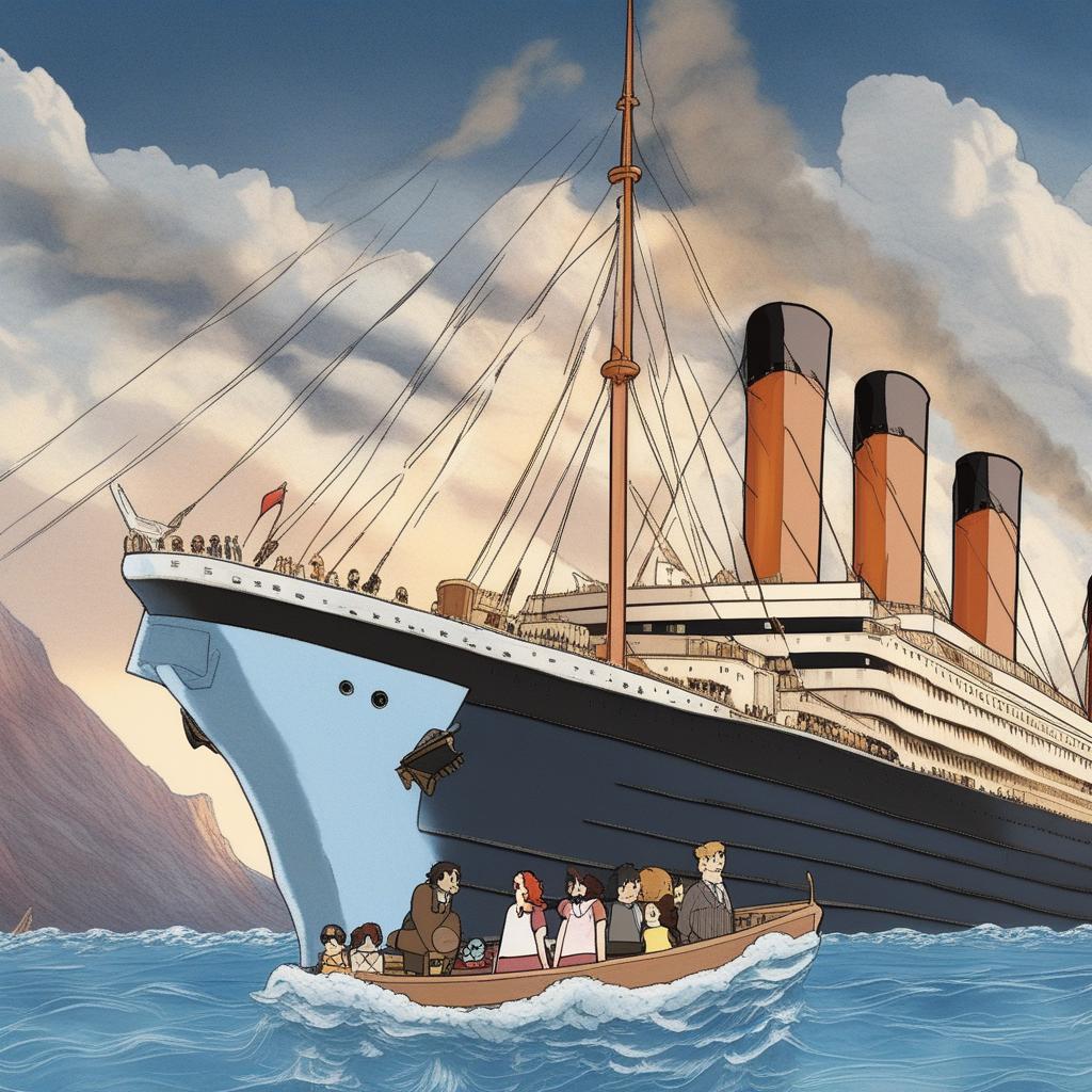  titanic movie made by ghibli style