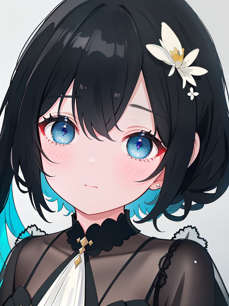  girl with black hair, masterpiece, best quality,8k,ultra detailed,high resolution,an extremely delicate and beautiful,hyper detail