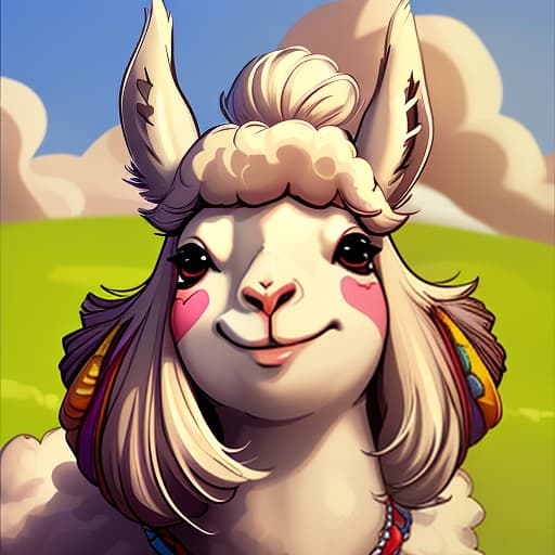  funny llama smile