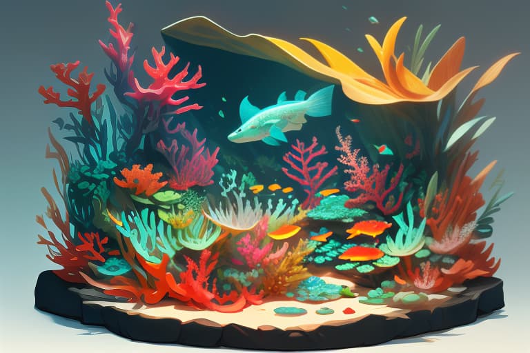  Macro photography. Undersea world. Picturesque landscape of the seabed, corals, crab, tropical fish, stingray hiding in the sand at the bottom, algae. Water glare texture. Minimalism. Cartoon 2d gradient flat vector illustration, soft shadows. Flat vector illustration. Colorful cartoon flat illustration., by Andrew McCarthy, Navaneeth Unnikrishnan, Manuel Dietrich, photo realistic, 8 k, cinematic lighting, hd, atmospheric, hyperdetailed, trending on artstation, deviantart, photography, glow effect hyperrealistic, full body, detailed clothing, highly detailed, cinematic lighting, stunningly beautiful, intricate, sharp focus, f/1. 8, 85mm, (centered image composition), (professionally color graded), ((bright soft diffused light)), volumetric fog, trending on instagram, trending on tumblr, HDR 4K, 8K