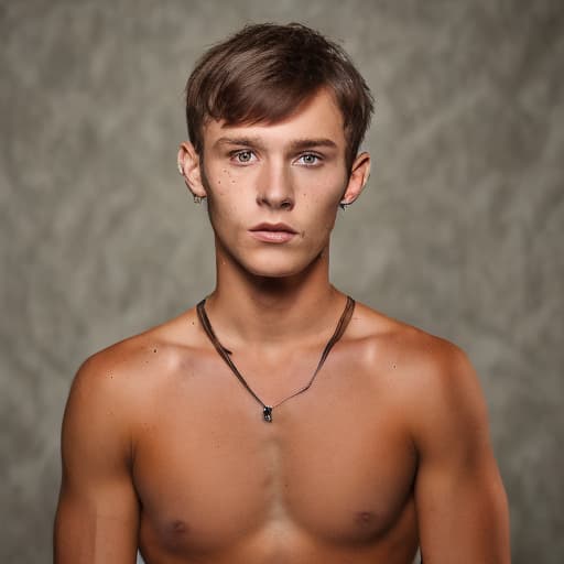 portrait+ style Czech Republic twink brunette hunk dude face