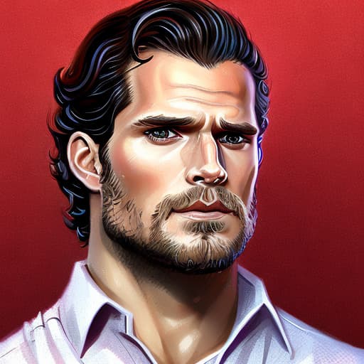 portrait+ style Henry cavill queer face