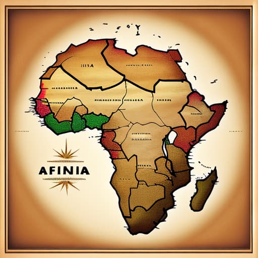  Show Africa map with words ‘AFROGRAIN’ written on it