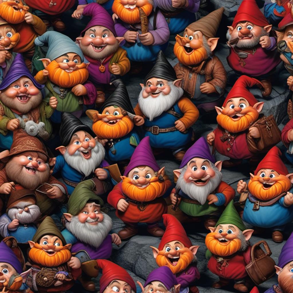  scary halloween 7 dwarfs, profile image style