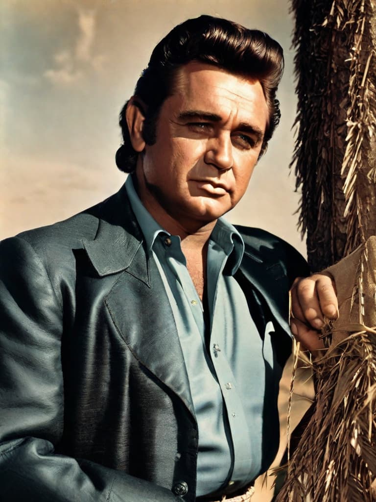  Young Johnny Cash Portrait