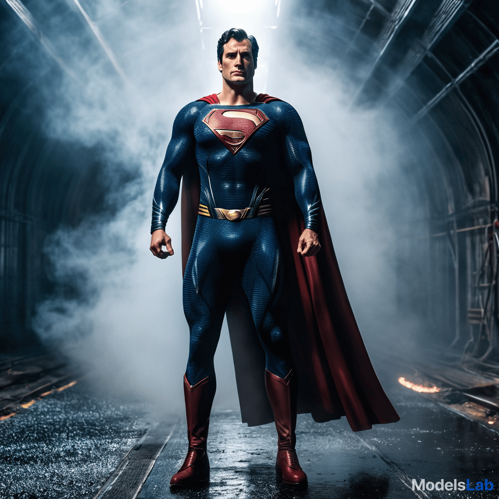  superman into black hole hyperrealistic, full body, detailed clothing, highly detailed, cinematic lighting, stunningly beautiful, intricate, sharp focus, f/1. 8, 85mm, (centered image composition), (professionally color graded), ((bright soft diffused light)), volumetric fog, trending on instagram, trending on tumblr, HDR 4K, 8K