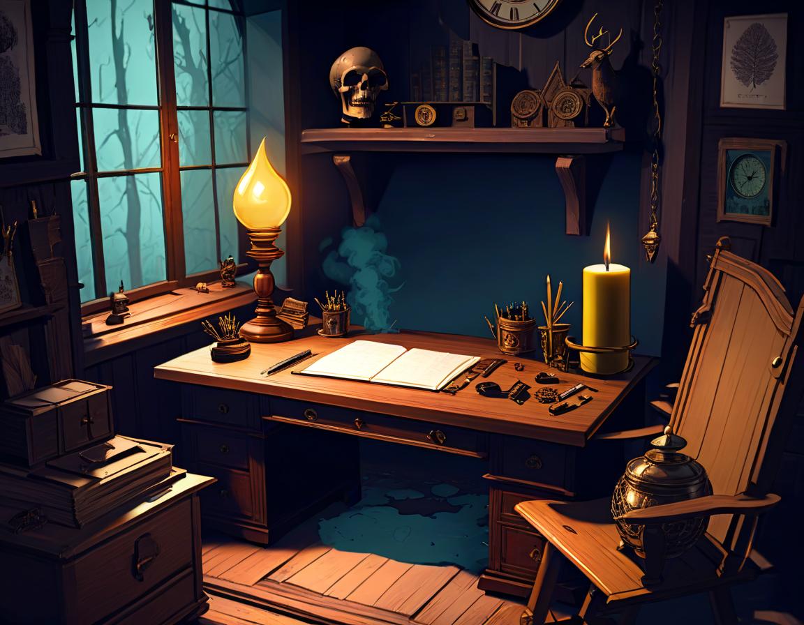  the witch's desk. no witch