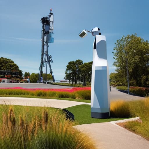  Man shaking hands with robot in a sunny background. hyperrealistic, full body, detailed clothing, highly detailed, cinematic lighting, stunningly beautiful, intricate, sharp focus, f/1. 8, 85mm, (centered image composition), (professionally color graded), ((bright soft diffused light)), volumetric fog, trending on instagram, trending on tumblr, HDR 4K, 8K