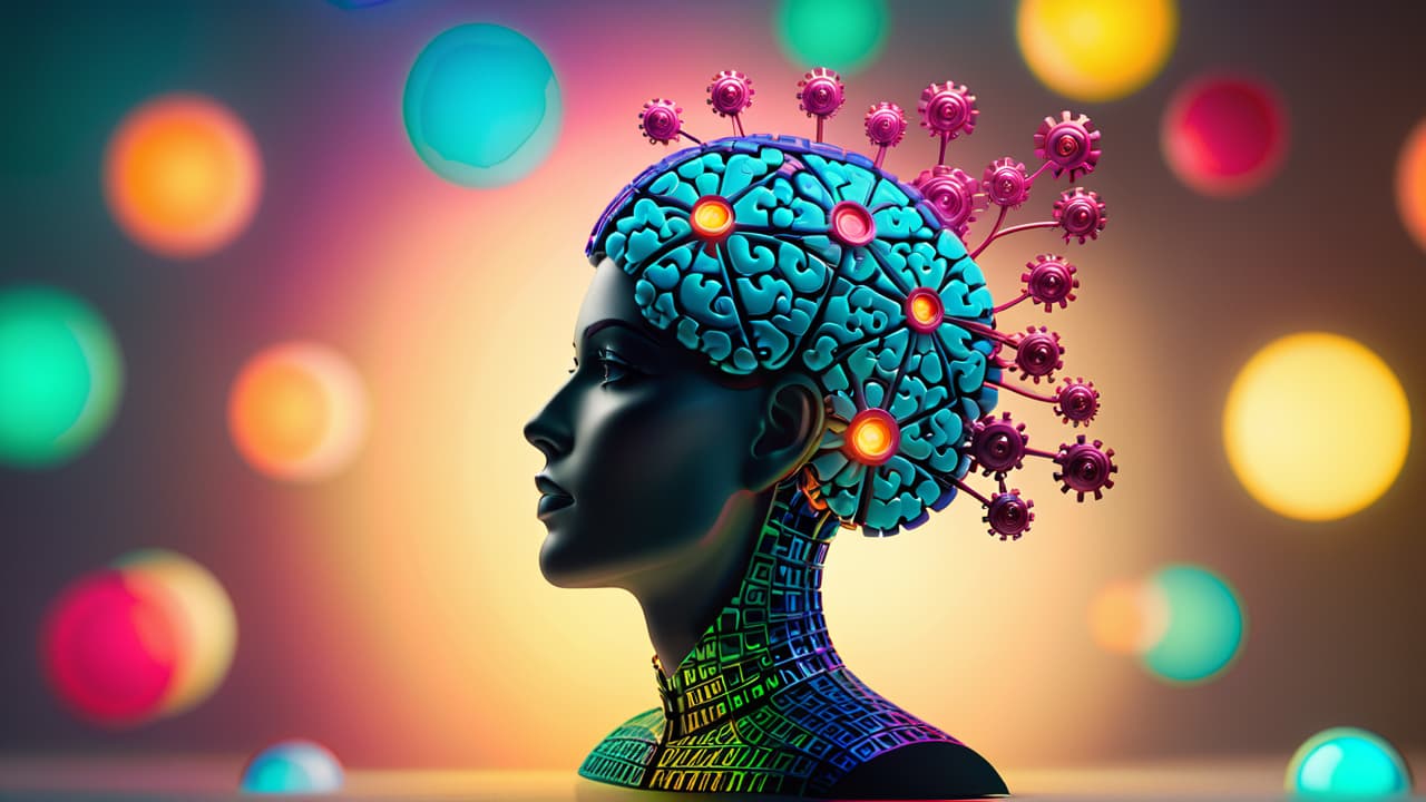  a brain shaped puzzle made of colorful sudoku grids, surrounded by vibrant lightbulbs and gears, symbolizing intelligence and problem solving, set against a soft gradient background that radiates creativity and challenge. hyperrealistic, full body, detailed clothing, highly detailed, cinematic lighting, stunningly beautiful, intricate, sharp focus, f/1. 8, 85mm, (centered image composition), (professionally color graded), ((bright soft diffused light)), volumetric fog, trending on instagram, trending on tumblr, HDR 4K, 8K