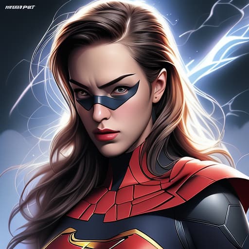  superhero portrait ,digital art work