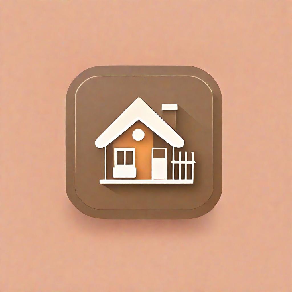  app icon of home icon set minimal flat