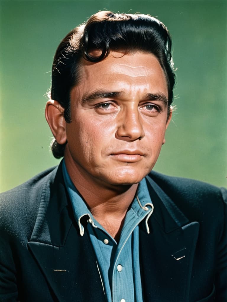  Young Johnny Cash Portrait