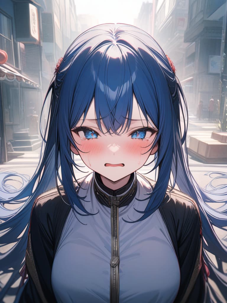  twin tails, blue hair, , crying face, small s ,,,,,,,,,,,,, the , ren, gles s, gles s, and ren., masterpiece, best quality,8k,ultra detailed,high resolution,an extremely delicate and beautiful,hyper detail