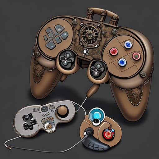  Video game controller / steampunk