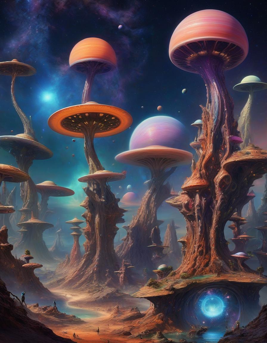  beautiful inhabitants of alien worlds, colorful