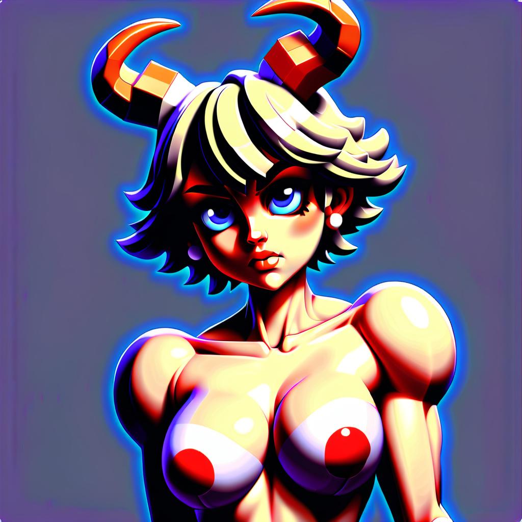  pixel art horny . low res, blocky, pixel art style, 8 bit graphics