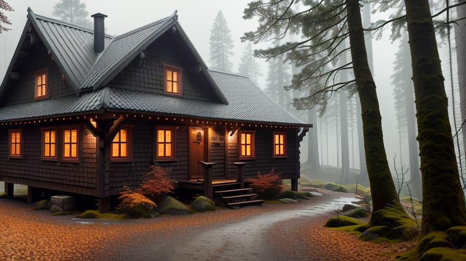  16th century, Scandinavian forest, dark background, gloomy cabin, autumn., (intricate details:0.9), (hdr, hyperdetailed:1.2) hyperrealistic, full body, detailed clothing, highly detailed, cinematic lighting, stunningly beautiful, intricate, sharp focus, f/1. 8, 85mm, (centered image composition), (professionally color graded), ((bright soft diffused light)), volumetric fog, trending on instagram, trending on tumblr, HDR 4K, 8K