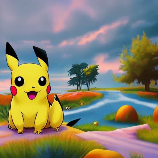  Ash and Pikachu hyperrealistic, full body, detailed clothing, highly detailed, cinematic lighting, stunningly beautiful, intricate, sharp focus, f/1. 8, 85mm, (centered image composition), (professionally color graded), ((bright soft diffused light)), volumetric fog, trending on instagram, trending on tumblr, HDR 4K, 8K