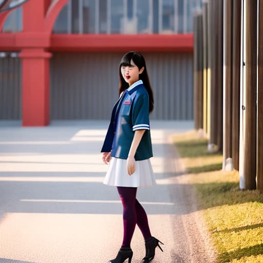 redshift style Japanese elementary school student hyperrealistic, full body, detailed clothing, highly detailed, cinematic lighting, stunningly beautiful, intricate, sharp focus, f/1. 8, 85mm, (centered image composition), (professionally color graded), ((bright soft diffused light)), volumetric fog, trending on instagram, trending on tumblr, HDR 4K, 8K