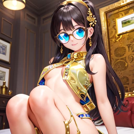  master piece , best quality,cute girl, gold.