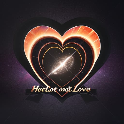  meteorites fly through the heart of love, (logo:1.3), vector graphics, brand, design, inspired, (straight:1.3), (symmetrical:0.4)