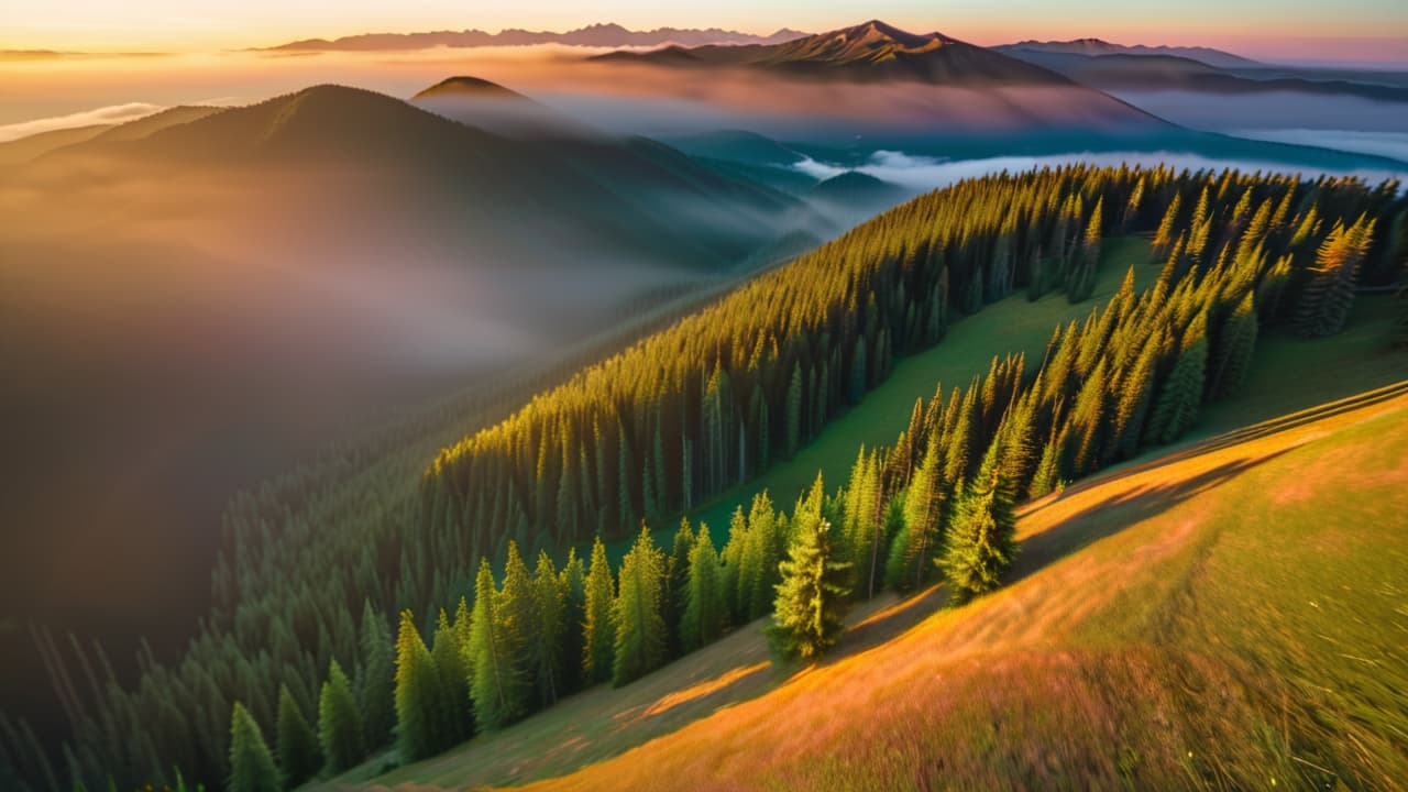  aerial view of a diverse landscape showcasing various drone models in flight, capturing stunning photographs of mountains, forests, and a vibrant sunset, highlighting features like cameras and accessories scattered around a photography setup. hyperrealistic, full body, detailed clothing, highly detailed, cinematic lighting, stunningly beautiful, intricate, sharp focus, f/1. 8, 85mm, (centered image composition), (professionally color graded), ((bright soft diffused light)), volumetric fog, trending on instagram, trending on tumblr, HDR 4K, 8K