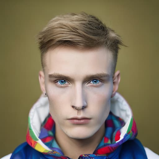 portrait+ style Czech Republic LGBT queer twink blonde hunk dude face