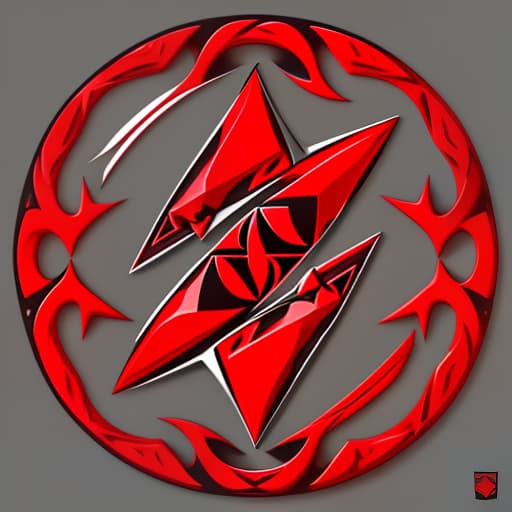  inverted scarlet jagged crescent, (logo:1.3), vector graphics, brand, design, inspired, (straight:1.3), (symmetrical:0.4)