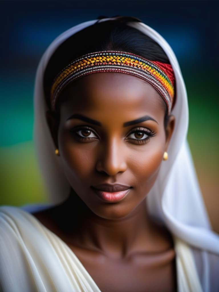  portrit of a beautiful djibouti woman