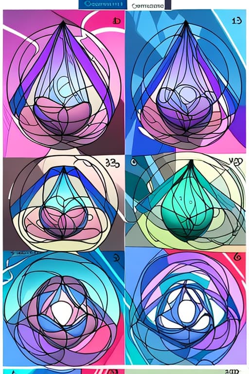  degenerate conic sections example with color