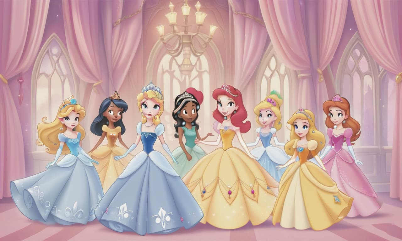  princesses and cartoon fears