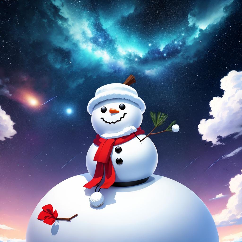  nauseated snowman, anime artwork, anime style, key visual, vibrant, studio anime, highly detailed