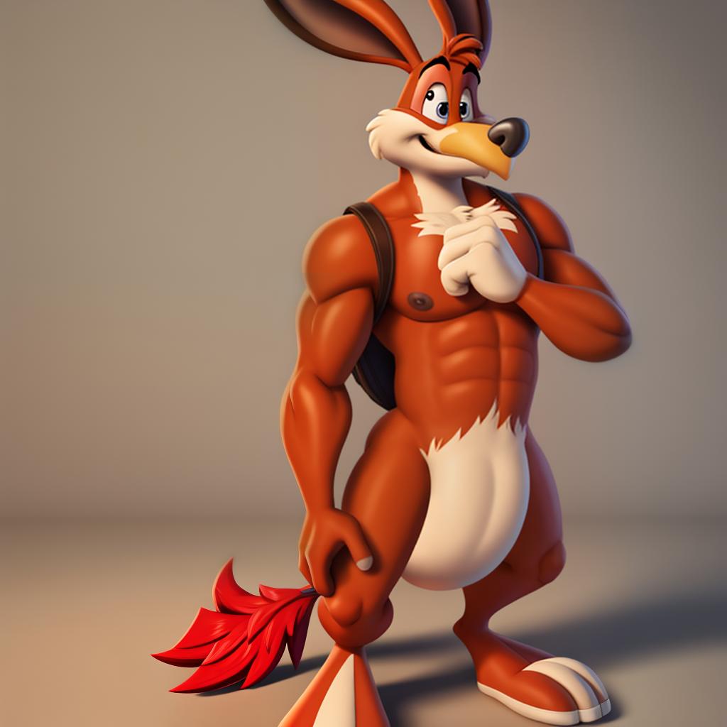  Foghorn leghorn (looney tunes, Fortnite), full body, open eyes, masterpiece, 4k, fine details,