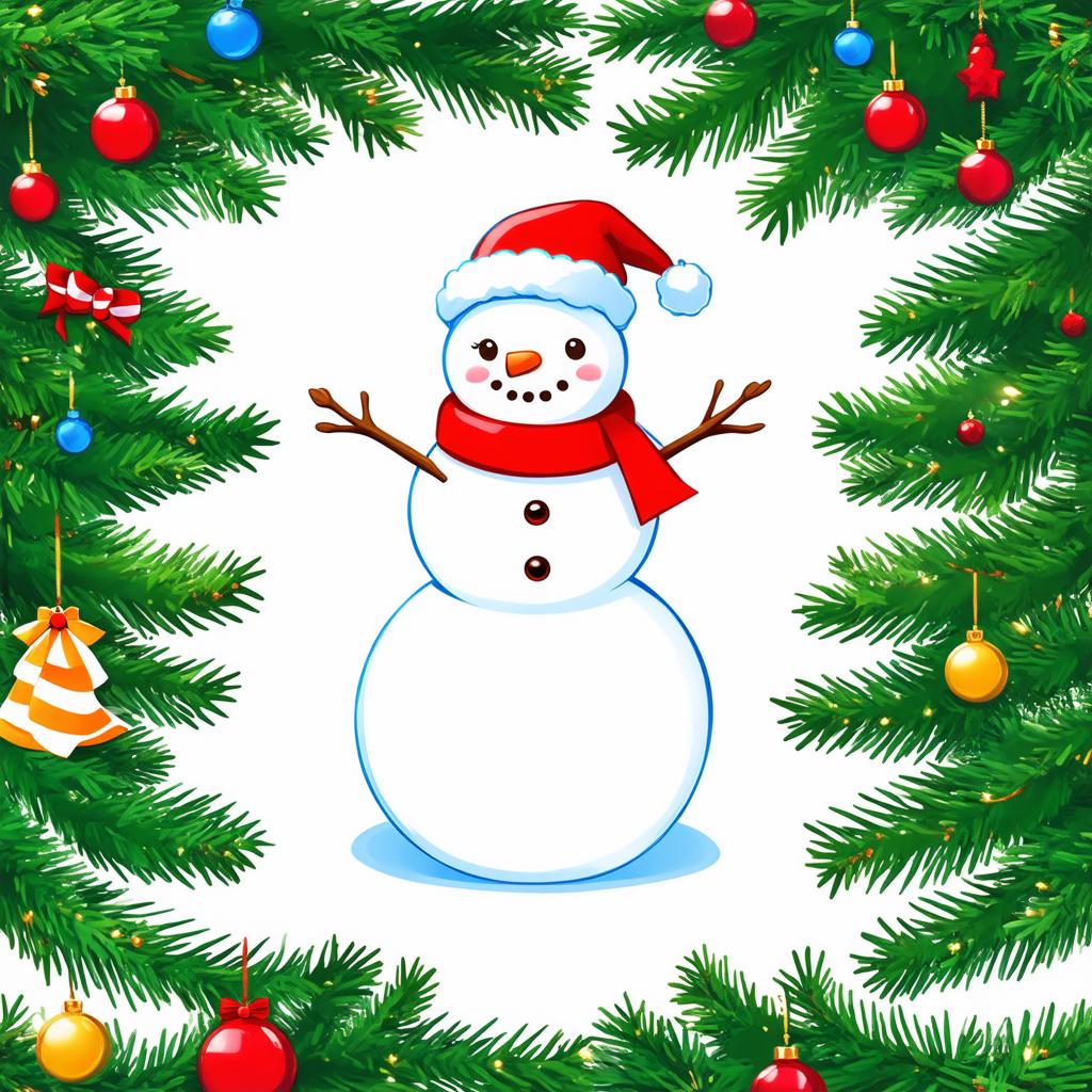  flat illustration, flaticon, (illustration:1.15), groovy characters vector cute christmas snowman on solid white background, pastel shades , [cory loftis, strobist, pascal campion :: 0.2]