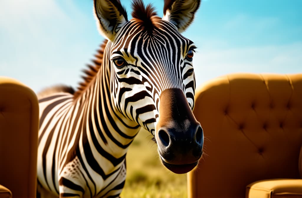  cinematic film style, caricature very big toothy wide smile of smiling zebra, zebra with white smile looking at camera ar 3:2, shallow depth of field, vignette, maximum details, high budget hollywood movie, bokeh, cinemascope, moody, epic, gorgeous, sun rays and shadows on furniture and surfaces, flattering light, raw photo, photography, photorealistic, 8k resolution, f1.4, sharpened focus, sharp focus