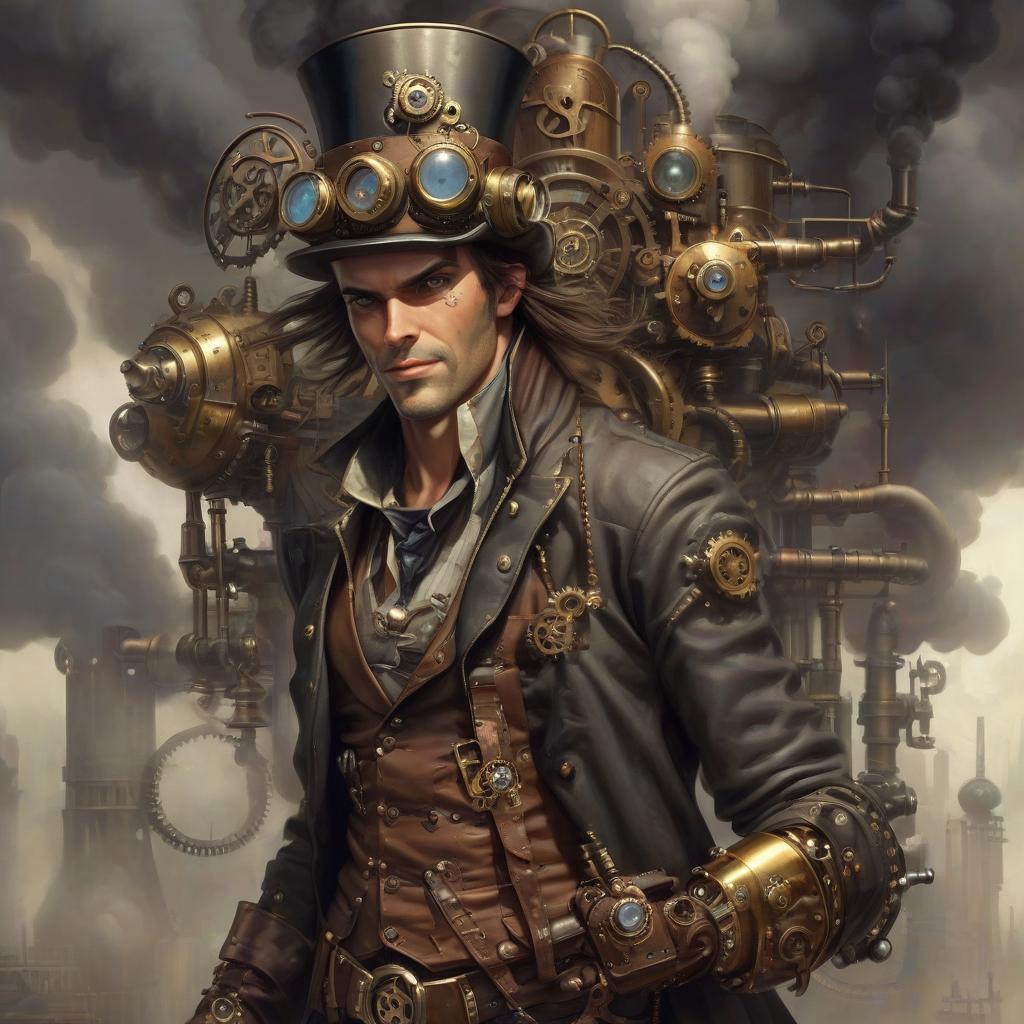  steam punk, world guy