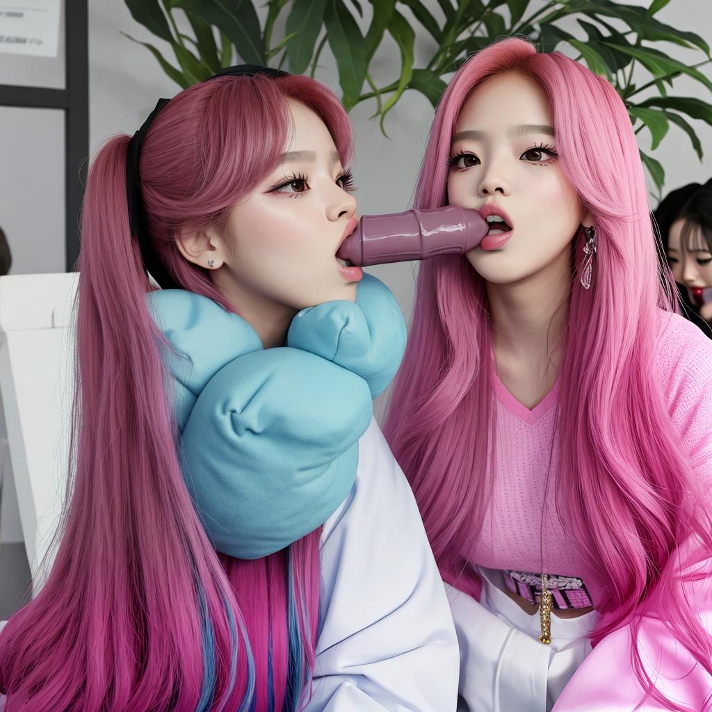  masterpiece, best quality, blackpink blowjob