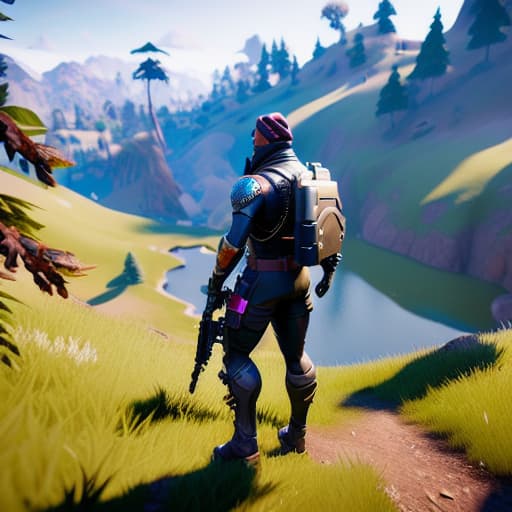  Fortnite hyperrealistic, full body, detailed clothing, highly detailed, cinematic lighting, stunningly beautiful, intricate, sharp focus, f/1. 8, 85mm, (centered image composition), (professionally color graded), ((bright soft diffused light)), volumetric fog, trending on instagram, trending on tumblr, HDR 4K, 8K