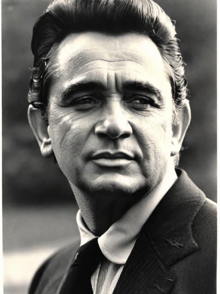  Young Johnny Cash Portrait